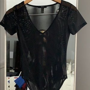 See-through bodysuit